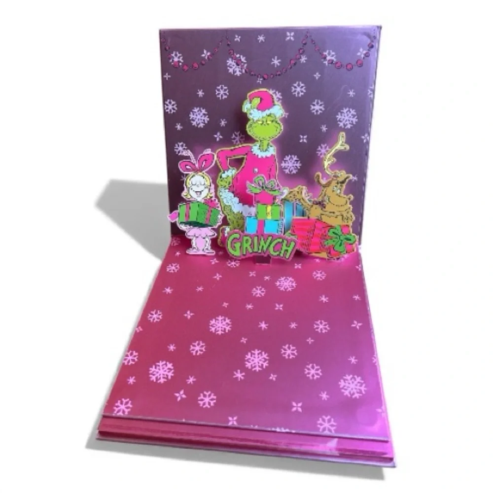 Grinch Eyeshadow Palette with Pink and Green Design Halloween